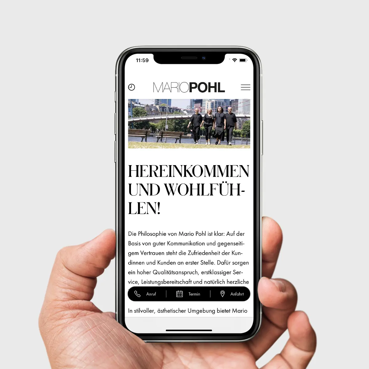 Friseur Mario Pohl Newsbeitrag Neue Website